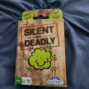 Outset Silent But Deadly Card Game - Green and Brown